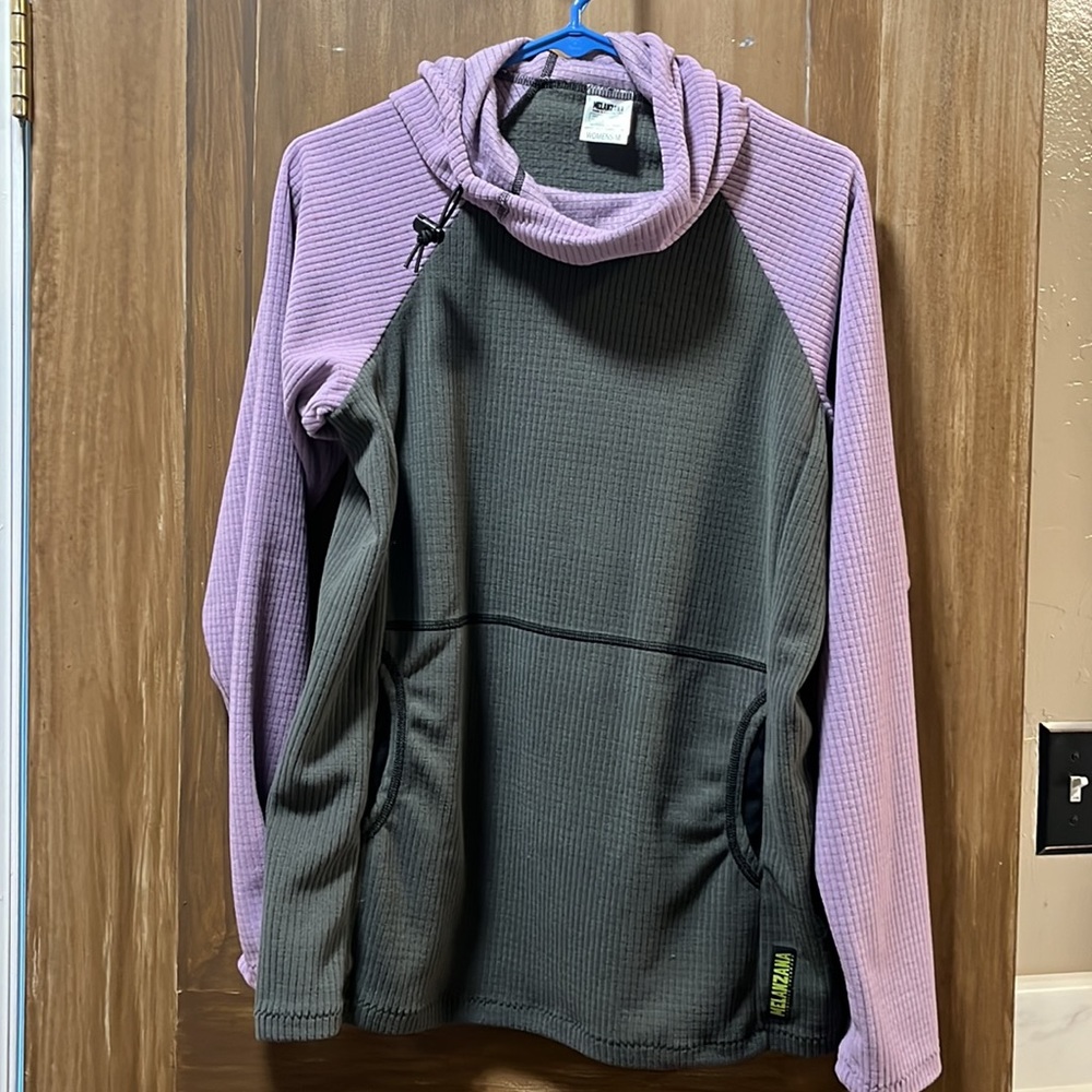 Melanzana Microgrid hoodie Womens M